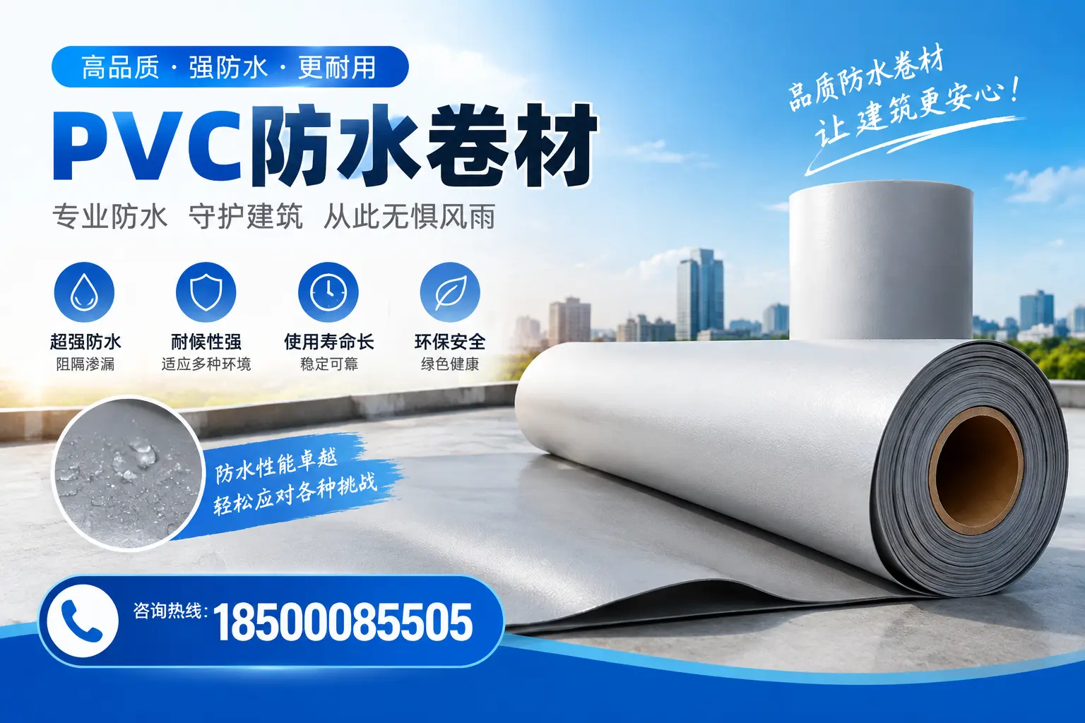 如何选择高质量的PVC防水卷材?上饶消费者必看指南